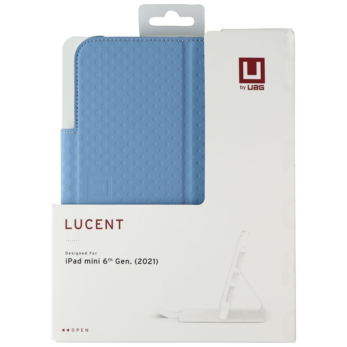 UAG Lucent Series Folio Case for Apple iPad Mini (6th Gen) - Cerulean iPad/Tablet Accessories - Cases, Covers, Keyboard Folios Urban Armor Gear    - Simple Cell Bulk Wholesale Pricing - USA Seller