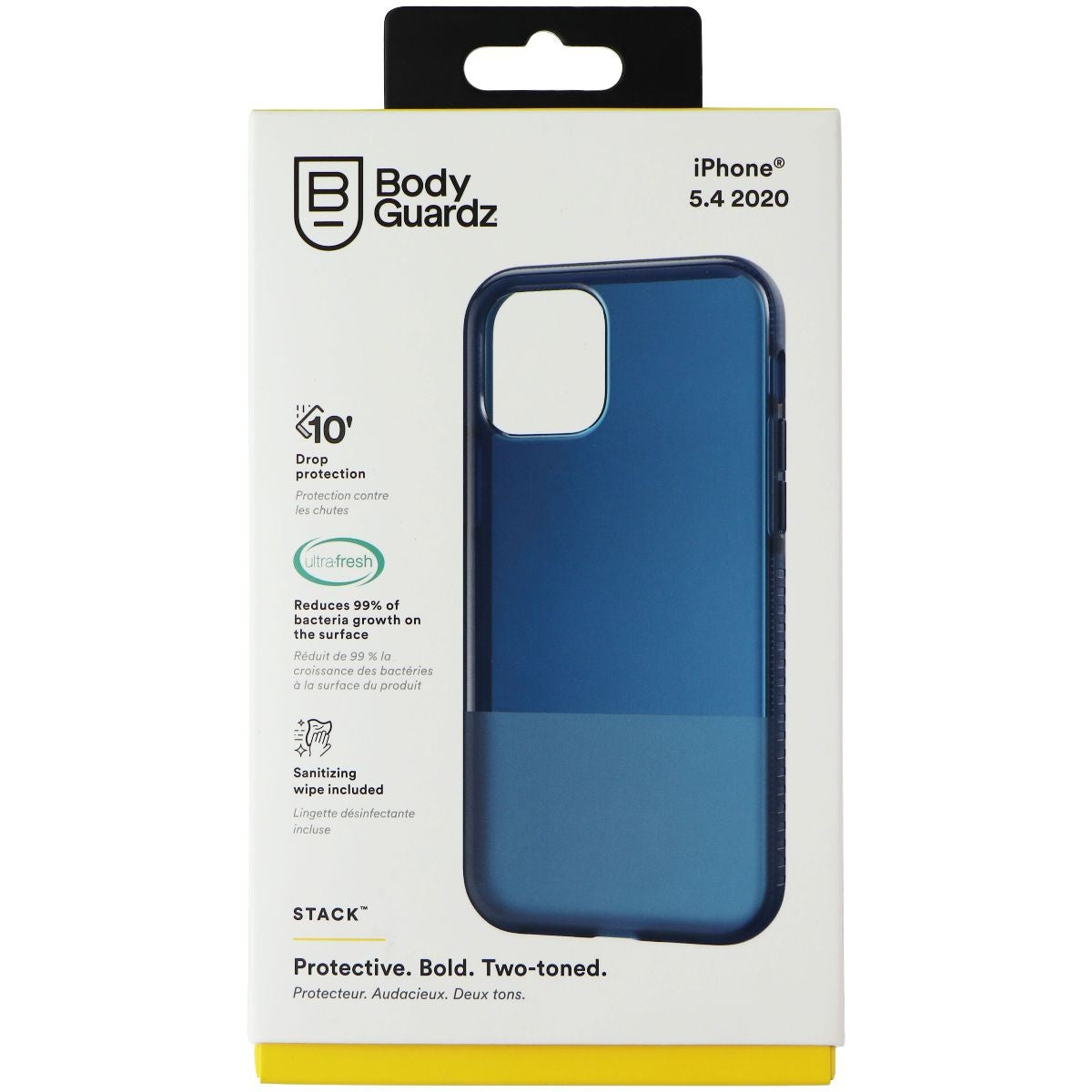BodyGuardz Stack Flexible Gel Case for iPhone 12 mini - Navy Blue Cell Phone - Cases, Covers & Skins BODYGUARDZ    - Simple Cell Bulk Wholesale Pricing - USA Seller