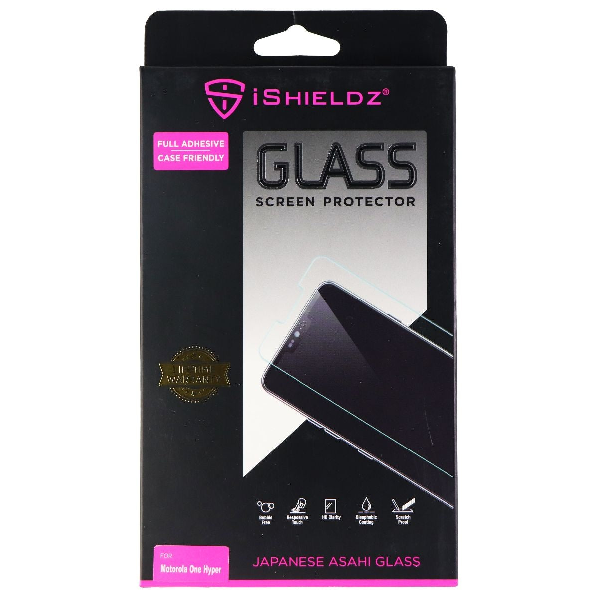 iShieldz Asahi Tempered Glass Screen Protector for Motorola One Hyper - Clear Cell Phone - Screen Protectors iShieldz    - Simple Cell Bulk Wholesale Pricing - USA Seller