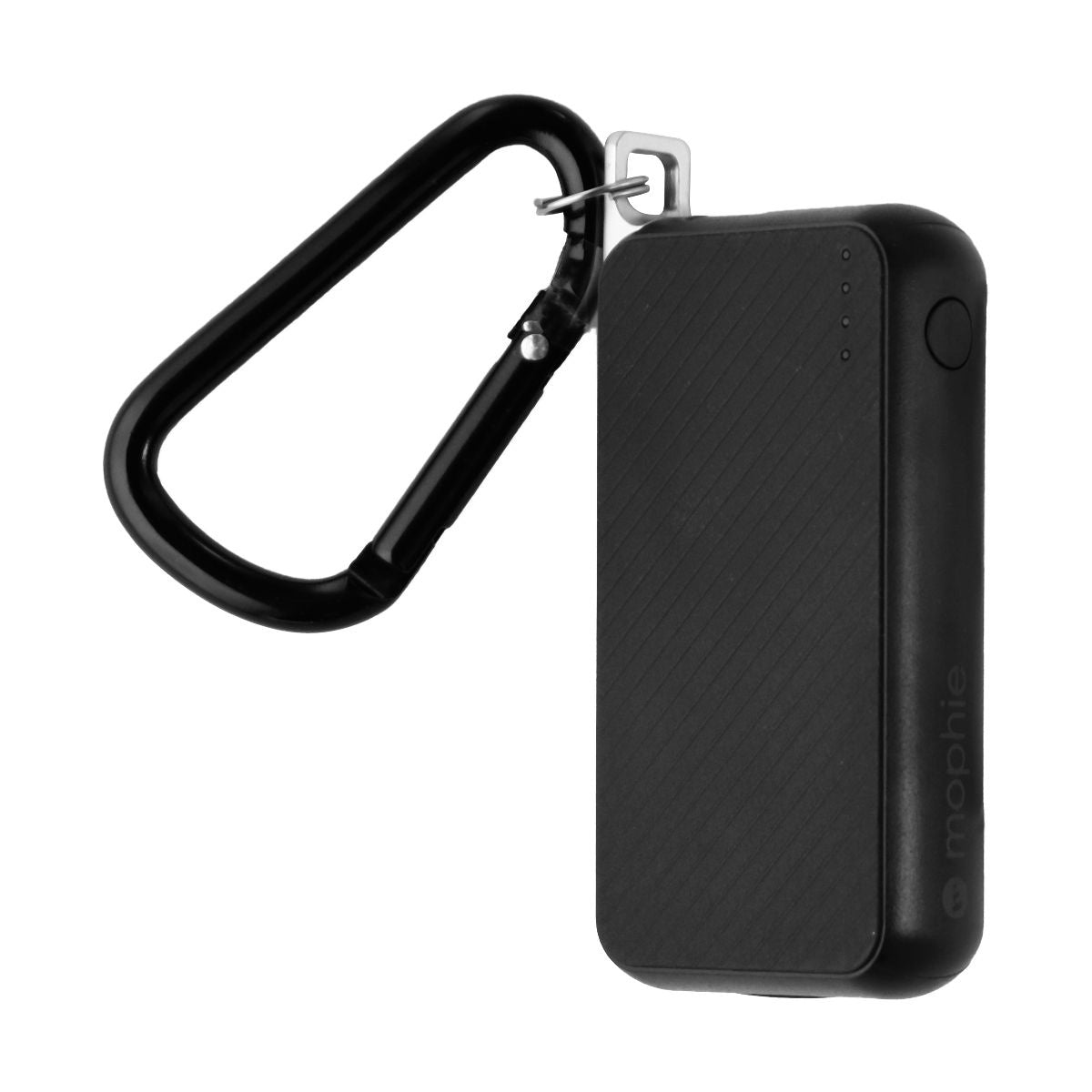 Mophie PowerStation Keychain USB-C Battery with Carabiner (1,200mAh) - Black Cell Phone - Chargers & Cradles Mophie - Simple Cell Bulk Wholesale Pricing - USA Seller