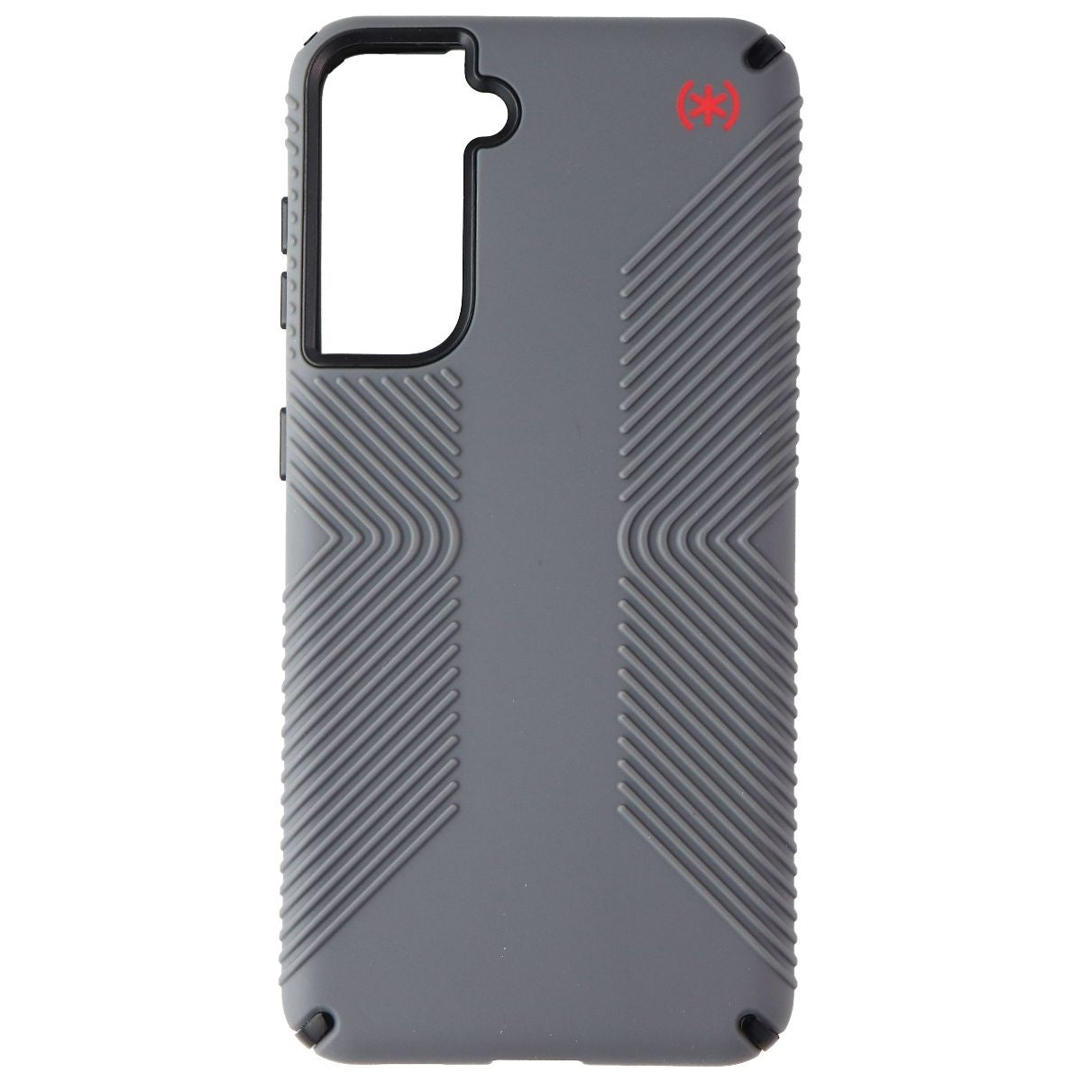 Speck Presidio2 Grip Case for Galaxy S21 5G - Graphite Gray/Black/Bold Red Cell Phone - Cases, Covers & Skins Speck    - Simple Cell Bulk Wholesale Pricing - USA Seller