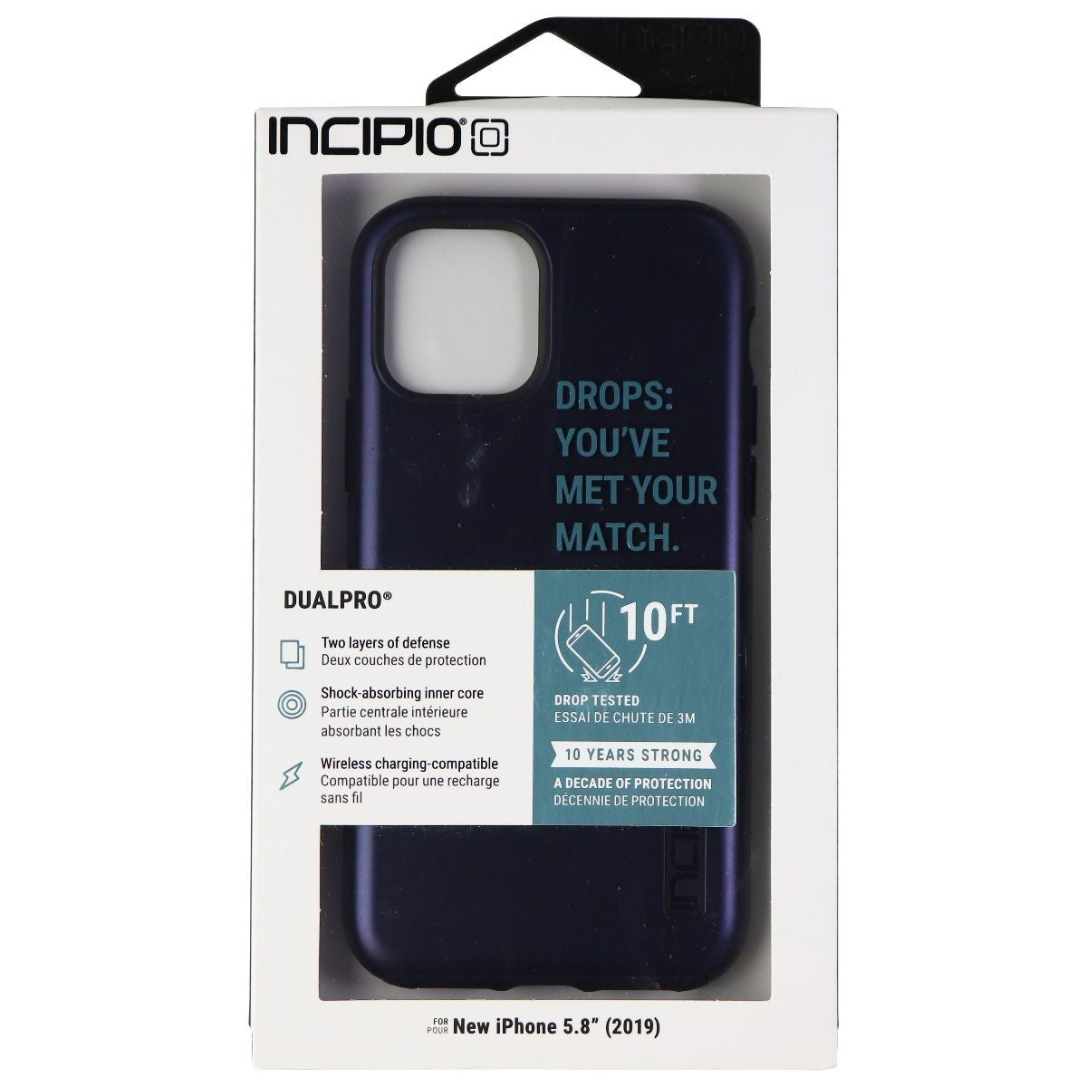 Incipio DualPro Dual Layer Case for Apple iPhone 11 Pro - Iridescent Midnight Cell Phone - Cases, Covers & Skins Incipio    - Simple Cell Bulk Wholesale Pricing - USA Seller