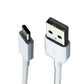 Samsung (2.5-Ft) USB-A to USB-C Charge and Sync Short Cable - White EP-DR170AWE Cell Phone - Cables & Adapters Samsung - Simple Cell Bulk Wholesale Pricing - USA Seller
