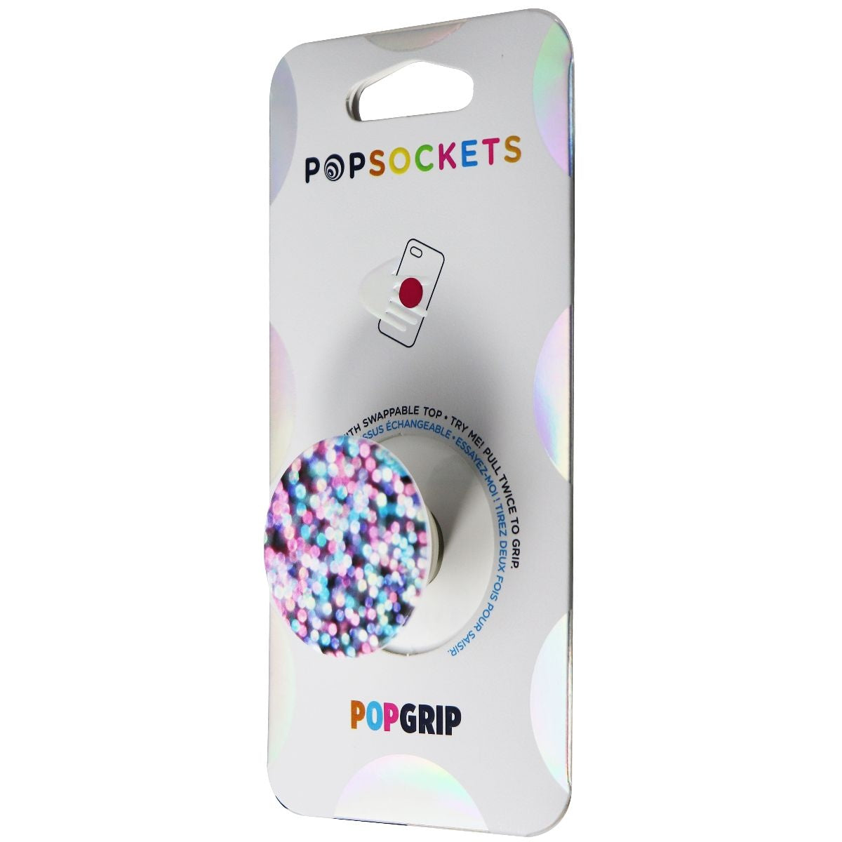 PopSockets PopGrip Expanding Stand and Grip with Swappable Top - Tiffany Snow Cell Phone - Mounts & Holders PopSockets - Simple Cell Bulk Wholesale Pricing - USA Seller