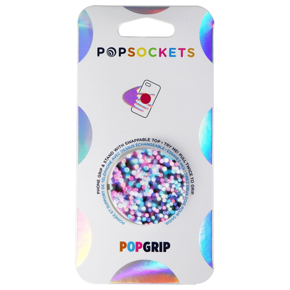 PopSockets PopGrip Expanding Stand and Grip with Swappable Top - Tiffany Snow Cell Phone - Mounts & Holders PopSockets - Simple Cell Bulk Wholesale Pricing - USA Seller