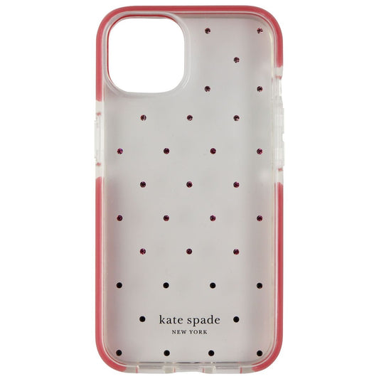 Kate Spade Hardshell Case for Apple iPhone 13 / 14 - Pin Dot Ombre Pink/Clear Cell Phone - Cases, Covers & Skins Kate Spade - Simple Cell Bulk Wholesale Pricing - USA Seller