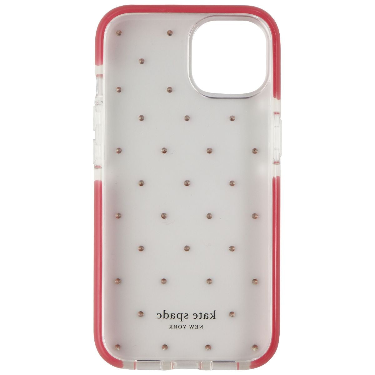 Kate Spade Hardshell Case for Apple iPhone 13 / 14 - Pin Dot Ombre Pink/Clear Cell Phone - Cases, Covers & Skins Kate Spade    - Simple Cell Bulk Wholesale Pricing - USA Seller