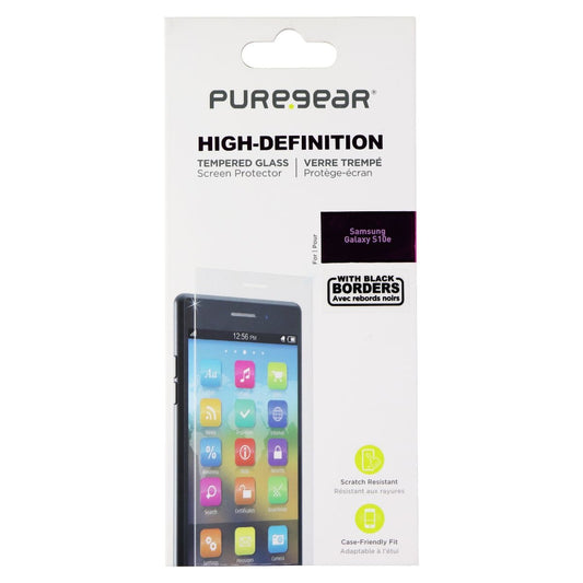 PureGear HD Ultra Clear Tempered Glass Screen Protector Samsung Galaxy S10e Cell Phone - Screen Protectors PureGear    - Simple Cell Bulk Wholesale Pricing - USA Seller