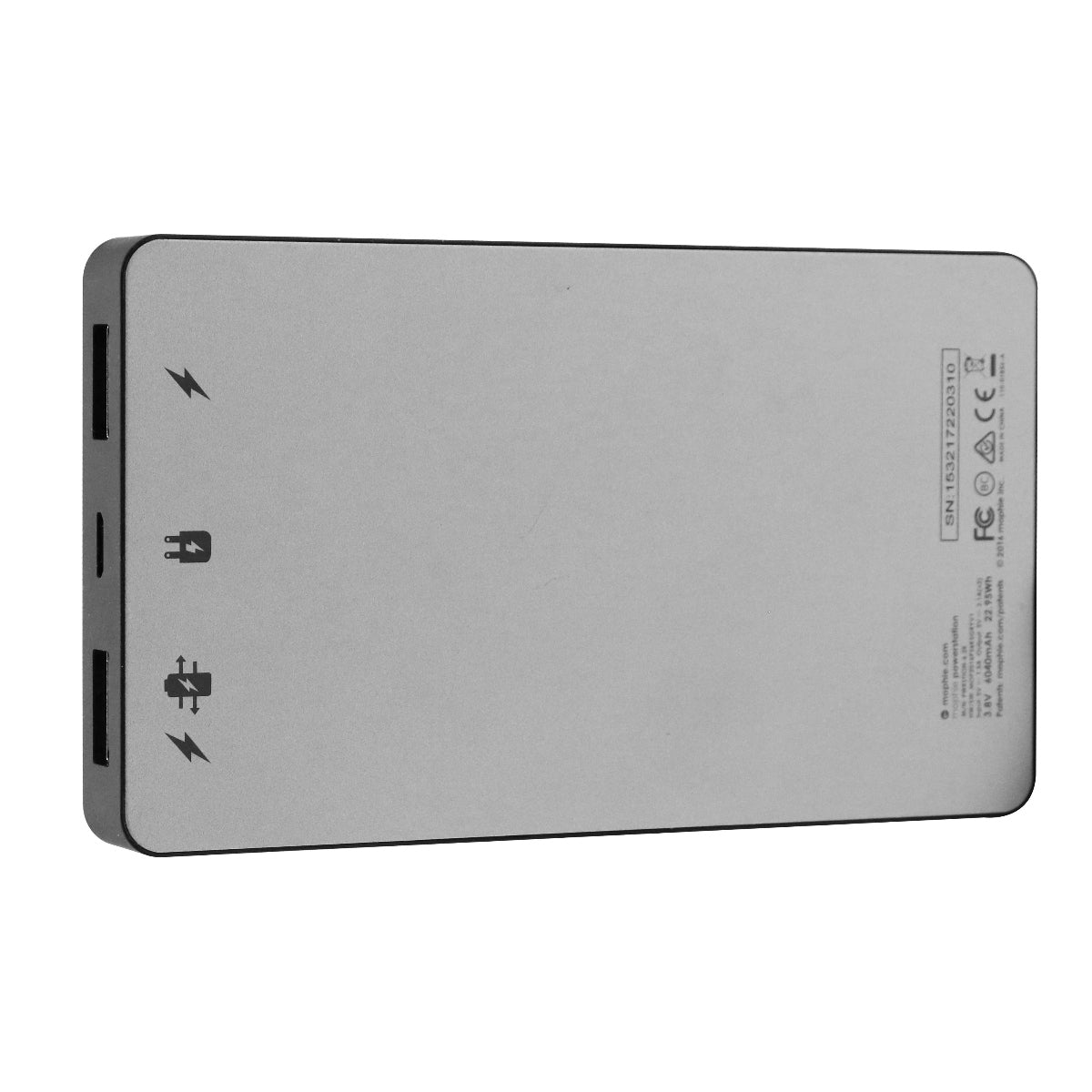 Mophie Powerstation External Battery 6000mAh for Universal Devices - Space Gray Cell Phone - Chargers & Cradles Mophie - Simple Cell Bulk Wholesale Pricing - USA Seller