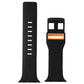 UAG Civilian Series Silicone Band for Apple Watch 42/44/45mm - Black/Orange Smart Watch Accessories - Watch Bands Urban Armor Gear - Simple Cell Bulk Wholesale Pricing - USA Seller