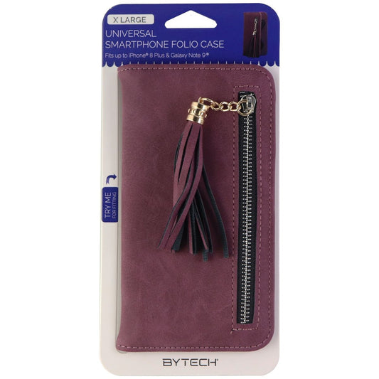 Bytech Universal Smartphone Folio Case (BY-PC-XL-200-AC) X-Large - Purple Cell Phone - Cases, Covers & Skins ByTech - Simple Cell Bulk Wholesale Pricing - USA Seller