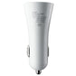 PureGear (30-Watt) LightSpeed USB and USB-C Dual Port Car Charger - White Cell Phone - Chargers & Cradles PureGear - Simple Cell Bulk Wholesale Pricing - USA Seller