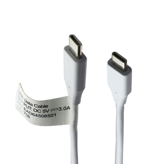 LG (3.3-Ft) USB-C to USB-C Charge/Sync Cable - White (EAD64506501 / DC1708) Cell Phone - Cables & Adapters LG    - Simple Cell Bulk Wholesale Pricing - USA Seller