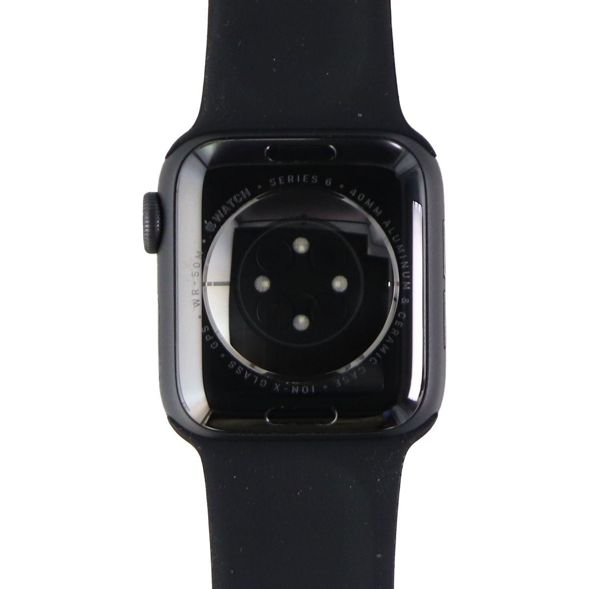 Apple Watch Series 6 (GPS Only) 40mm Space Gray Al / Black Sport Band (A2291) Smart Watches Apple - Simple Cell Bulk Wholesale Pricing - USA Seller