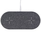 Ventev (20-Watt) Wireless Fast ChargePad Duo for Apple & Samsung - Gray Cell Phone - Chargers & Cradles Ventev - Simple Cell Bulk Wholesale Pricing - USA Seller