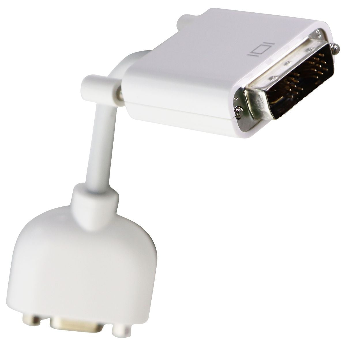Apple OEM Original VGA to DVI Adapter - White / Short Cell Phone - Cables & Adapters Apple - Simple Cell Bulk Wholesale Pricing - USA Seller