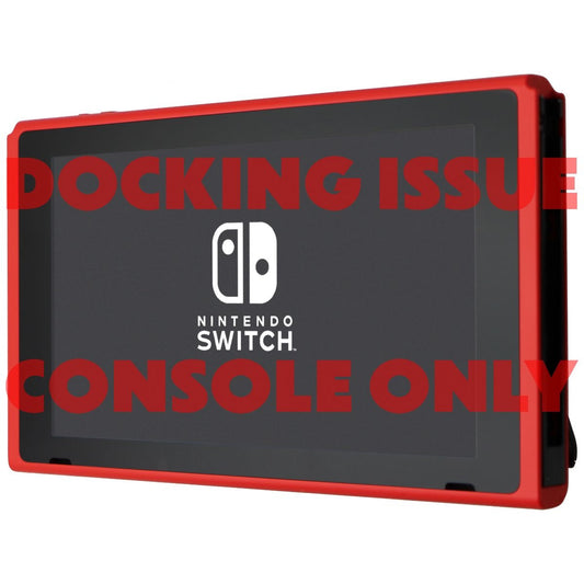 Dock Support ISSUE Nintendo Switch HAC-001(-01) Updated 32GB Console ONLY - Red