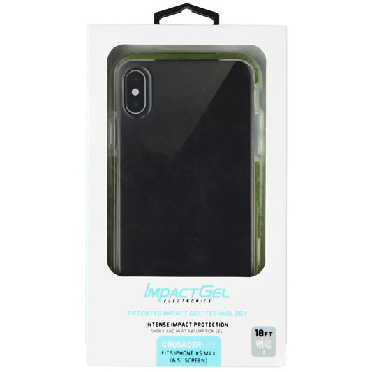 Impact Gel Crusader Lite Series Case for Apple iPhone Xs Max - Green / Clear Cell Phone - Cases, Covers & Skins Impact Gel    - Simple Cell Bulk Wholesale Pricing - USA Seller