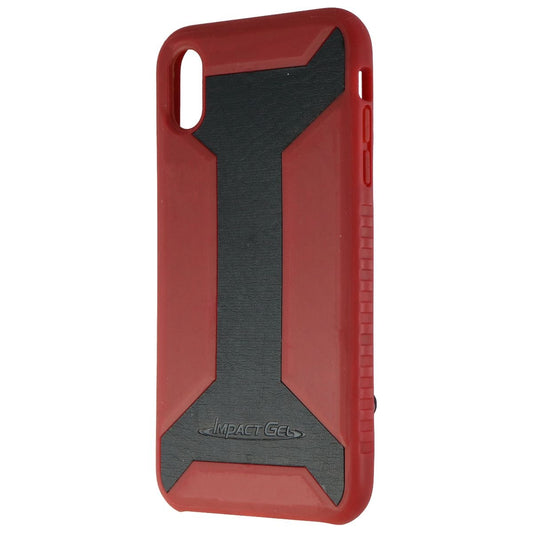 Impact Gel Warrior Series Case for Apple iPhone XS Max - Red & Black Cell Phone - Cases, Covers & Skins Impact Gel    - Simple Cell Bulk Wholesale Pricing - USA Seller
