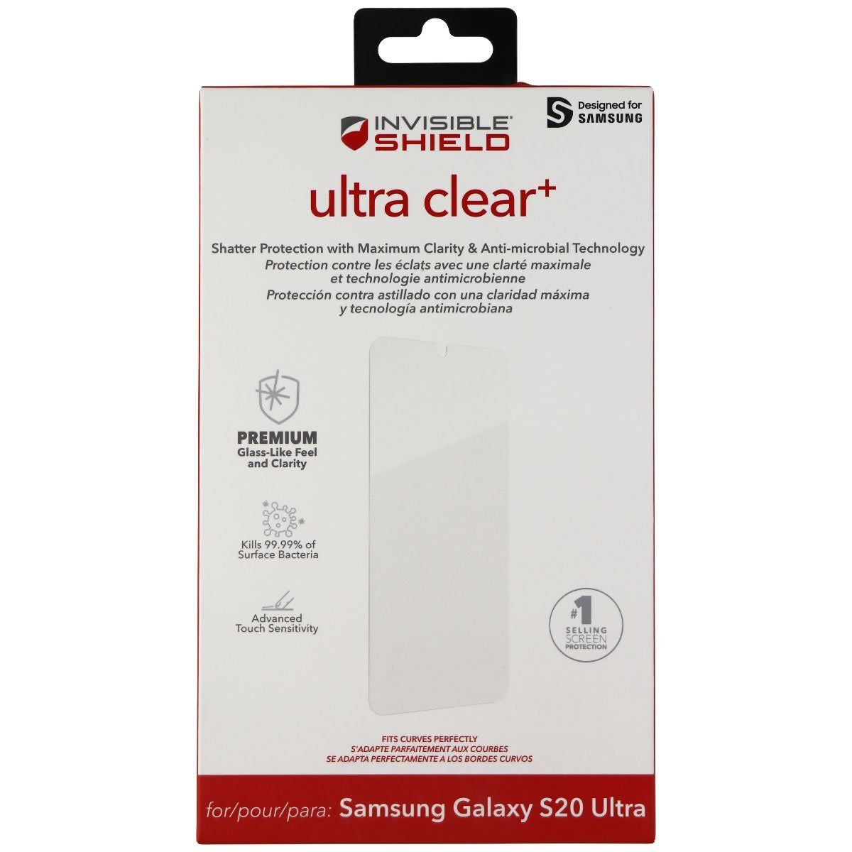 ZAGG Invisible Shield (Ultra Clear+) Screen Protector for Galaxy S20 Ultra Cell Phone - Screen Protectors Zagg    - Simple Cell Bulk Wholesale Pricing - USA Seller