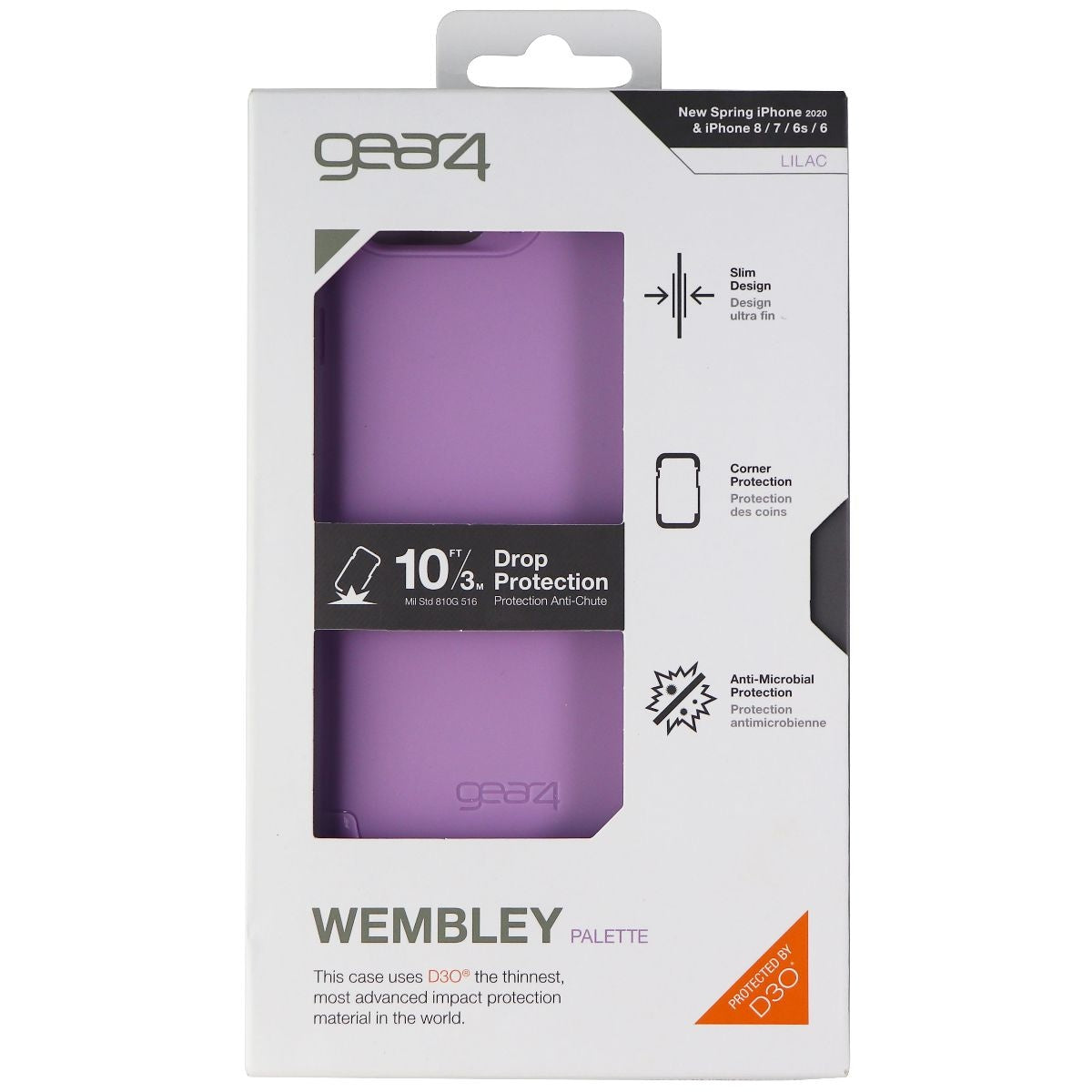 ZAGG Wembley Palette Case for Apple iPhone SE (2nd Gen) 8 / 7 / 6s / 6 - Purple Cell Phone - Cases, Covers & Skins Zagg    - Simple Cell Bulk Wholesale Pricing - USA Seller