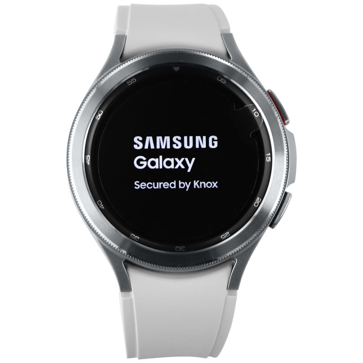Samsung Galaxy Watch4 Classic (SM-R895U) Wi-Fi + LTE - 46mm Silver/White (S/M) Smart Watches Samsung - Simple Cell Bulk Wholesale Pricing - USA Seller