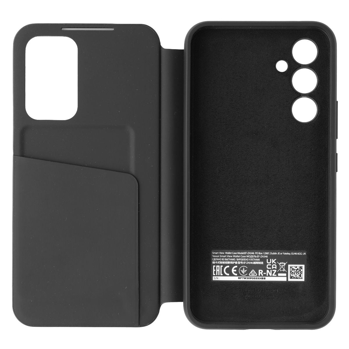 Samsung Smart View Wallet Case for Samsung Galaxy A54 5G - Black Cell Phone - Cases, Covers & Skins Samsung    - Simple Cell Bulk Wholesale Pricing - USA Seller