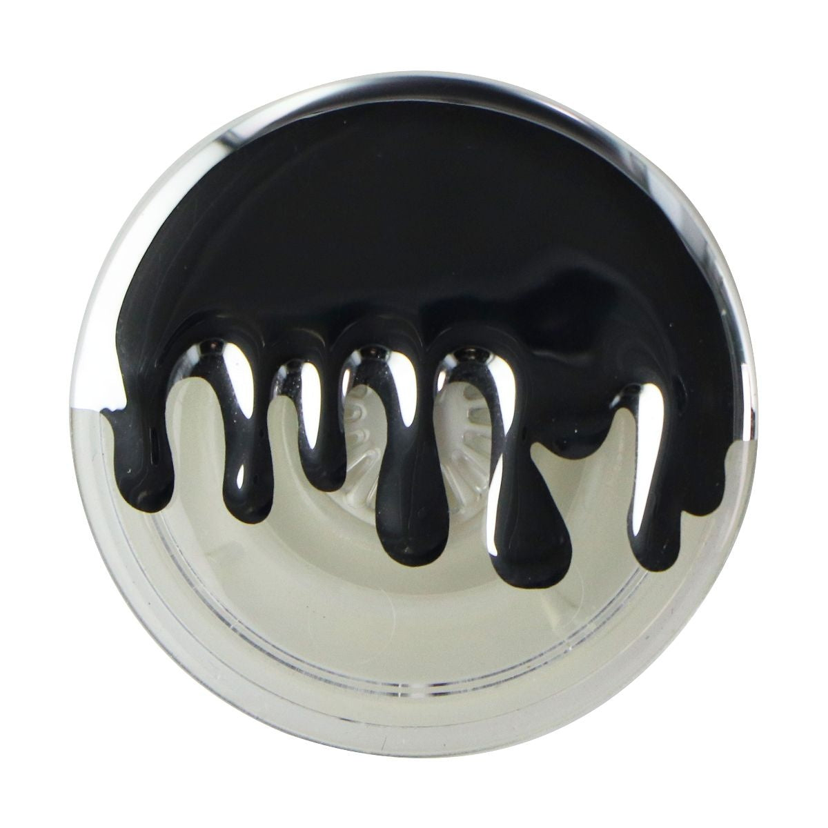 PopSockets Replacement Swappable Grip Top - Chrome Drip Silver (Top Only) Cell Phone - Mounts & Holders PopSockets - Simple Cell Bulk Wholesale Pricing - USA Seller