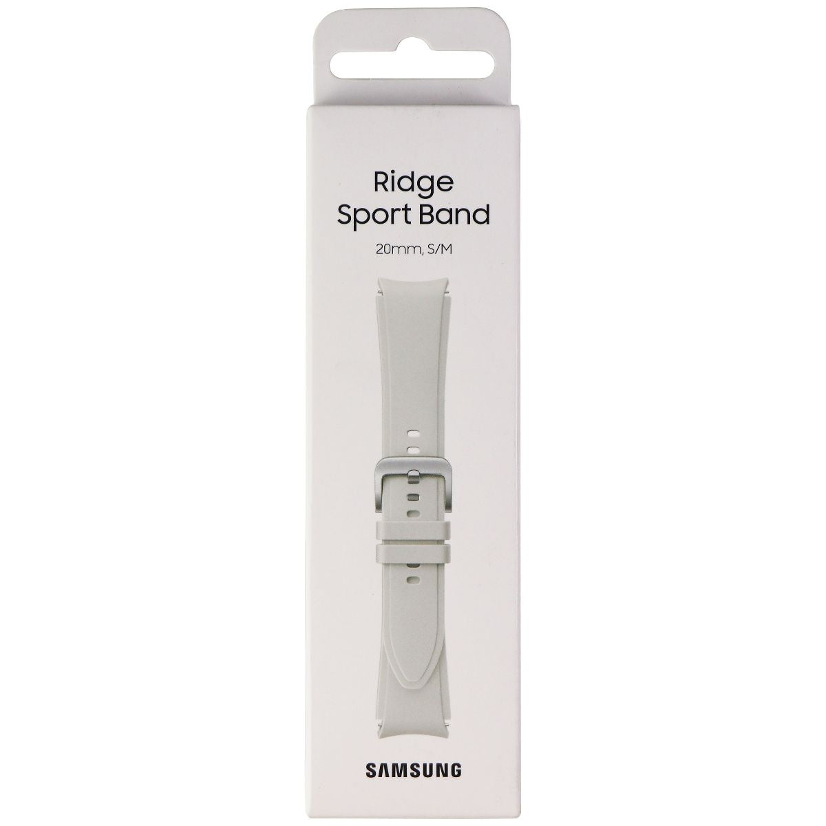 Samsung Ridge Sport Band for Galaxy Watch4 & Classic (20mm) Small/Medium - White Smart Watch Accessories - Watch Bands Samsung - Simple Cell Bulk Wholesale Pricing - USA Seller