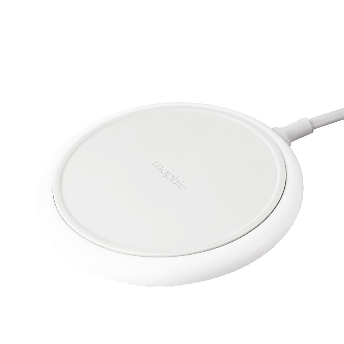 Mophie Charge Stream Pad+ 10W Wireless Charge Pad for Qi enabled Devices - White Cell Phone - Chargers & Cradles Mophie - Simple Cell Bulk Wholesale Pricing - USA Seller