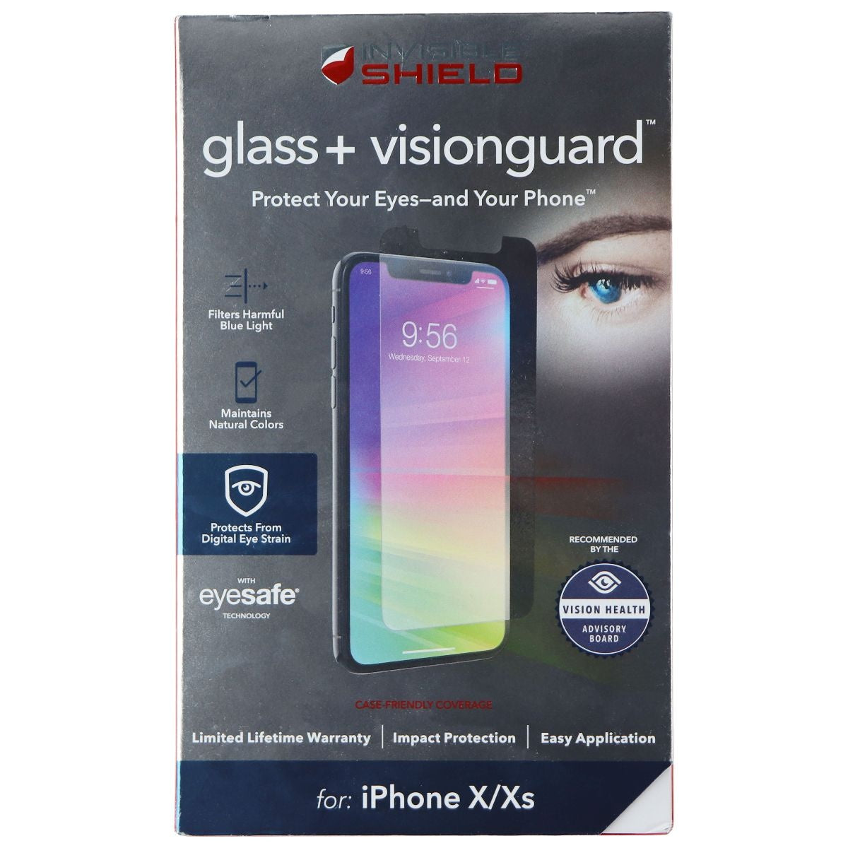 ZAGG InvisibleShield (Glass+ VisionGuard) for Apple iPhone Xs/X - Clear Cell Phone - Screen Protectors Zagg - Simple Cell Bulk Wholesale Pricing - USA Seller