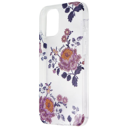 Coach Protective Hard Case for Apple iPhone 12 Mini - Moody Floral Clear Cell Phone - Cases, Covers & Skins Coach    - Simple Cell Bulk Wholesale Pricing - USA Seller