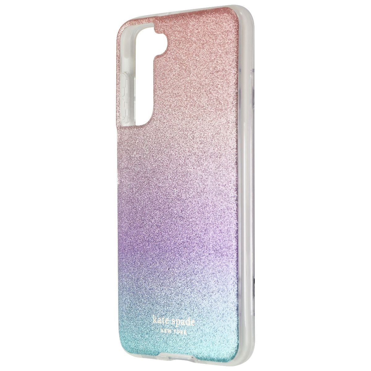 Kate Spade Defensive Hardshell Case for Galaxy S21 5G - Glitter Ombre Pink Cell Phone - Cases, Covers & Skins Kate Spade - Simple Cell Bulk Wholesale Pricing - USA Seller