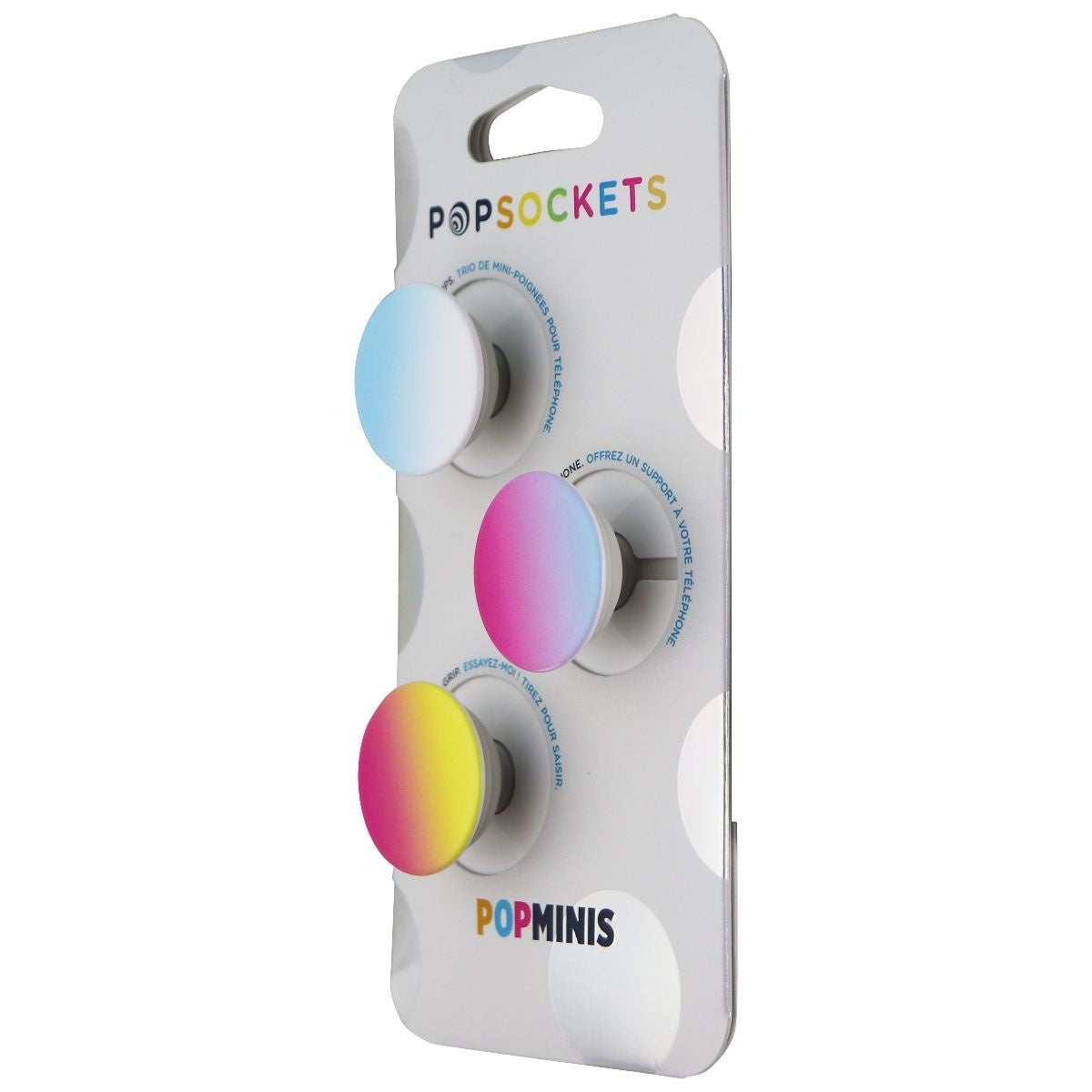 PopSockets PopMinis: Mini Grips for Phones & Tablets (3 Pack) - Sunset Rainbow Cell Phone - Mounts & Holders PopSockets - Simple Cell Bulk Wholesale Pricing - USA Seller