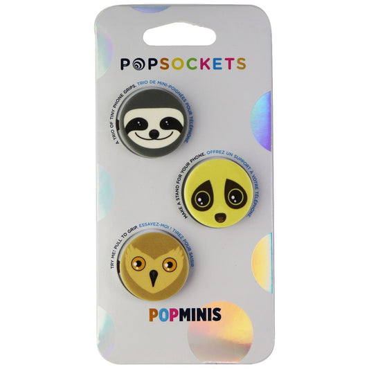 PopSockets PopMini 3 Pack of Expanding Grips/Stands - Creature Comfort Cell Phone - Mounts & Holders PopSockets - Simple Cell Bulk Wholesale Pricing - USA Seller