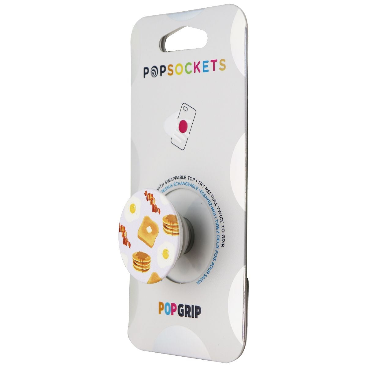 PopSockets: PopGrip with Swappable Top for Phones & Tablets - Brunch Bunch Cell Phone - Mounts & Holders PopSockets - Simple Cell Bulk Wholesale Pricing - USA Seller