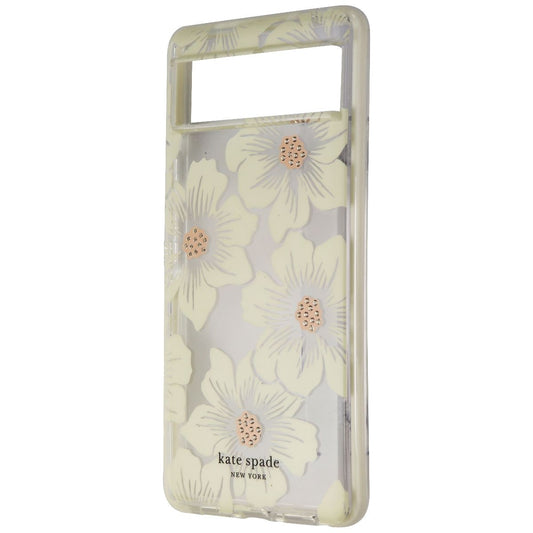 Kate Spade Defensive Hardshell Case for Pixel 6 - Hollyhock Floral Clear Cell Phone - Cases, Covers & Skins Kate Spade - Simple Cell Bulk Wholesale Pricing - USA Seller