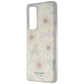 Kate Spade Case for Motorola Edge 5G UW (2021) - Hollyhock Floral Clear/Cream Cell Phone - Cases, Covers & Skins Kate Spade - Simple Cell Bulk Wholesale Pricing - USA Seller