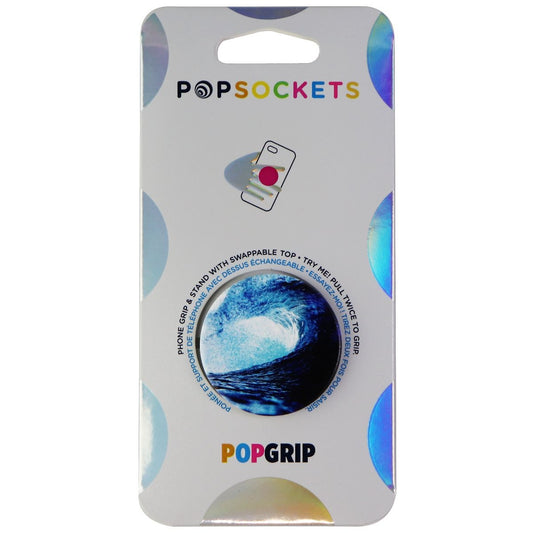 PopSockets PopGrip Expanding Stand and Grip with Swappable Top - Blue Barrel Cell Phone - Mounts & Holders PopSockets - Simple Cell Bulk Wholesale Pricing - USA Seller