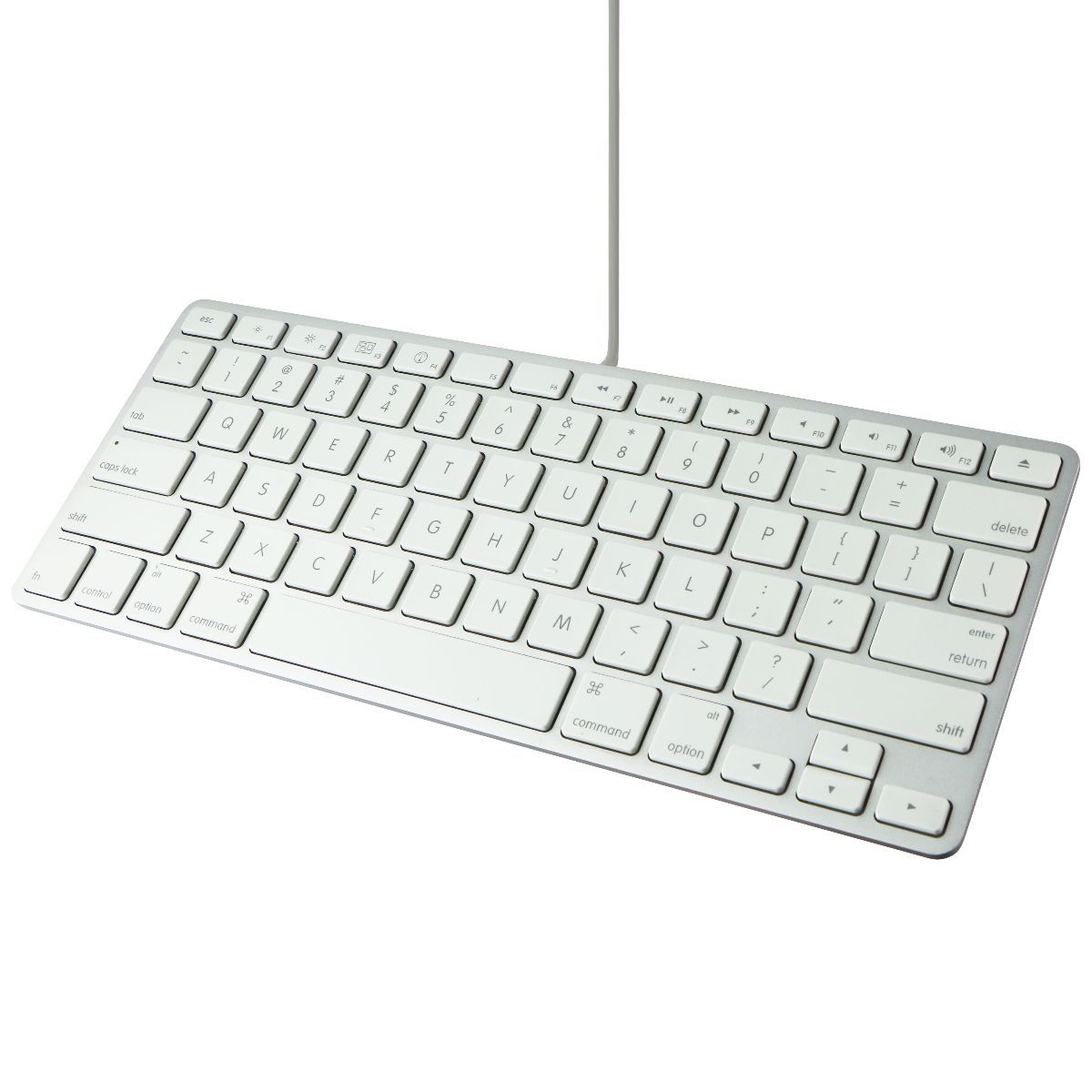 Apple Wired USB 78-Key Keyboard for Mac OS - Silver/White (A1242/MB869LL/A) Keyboards/Mice - Keyboards & Keypads Apple    - Simple Cell Bulk Wholesale Pricing - USA Seller