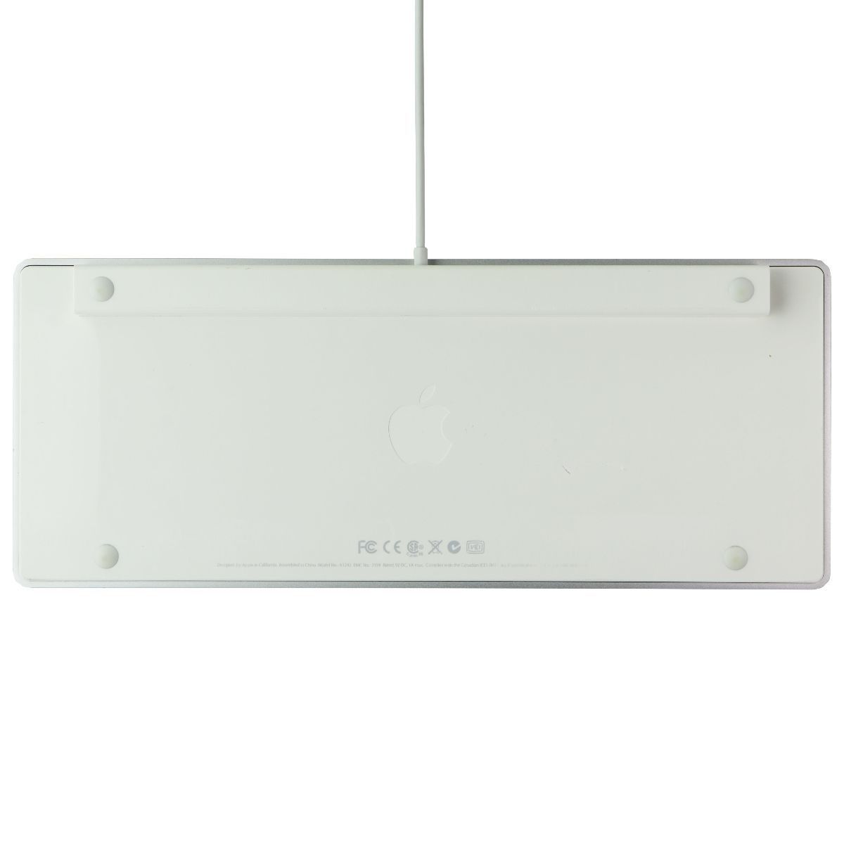 Apple Wired USB 78-Key Keyboard for Mac OS - Silver/White (A1242/MB869LL/A) Keyboards/Mice - Keyboards & Keypads Apple    - Simple Cell Bulk Wholesale Pricing - USA Seller