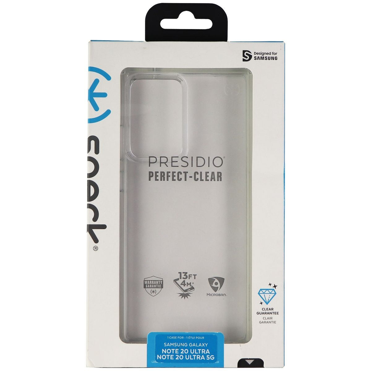 Speck Presidio Perfect-Clear Case for Galaxy Note20 Ultra / Note20 Ultra 5G Cell Phone - Cases, Covers & Skins Speck - Simple Cell Bulk Wholesale Pricing - USA Seller