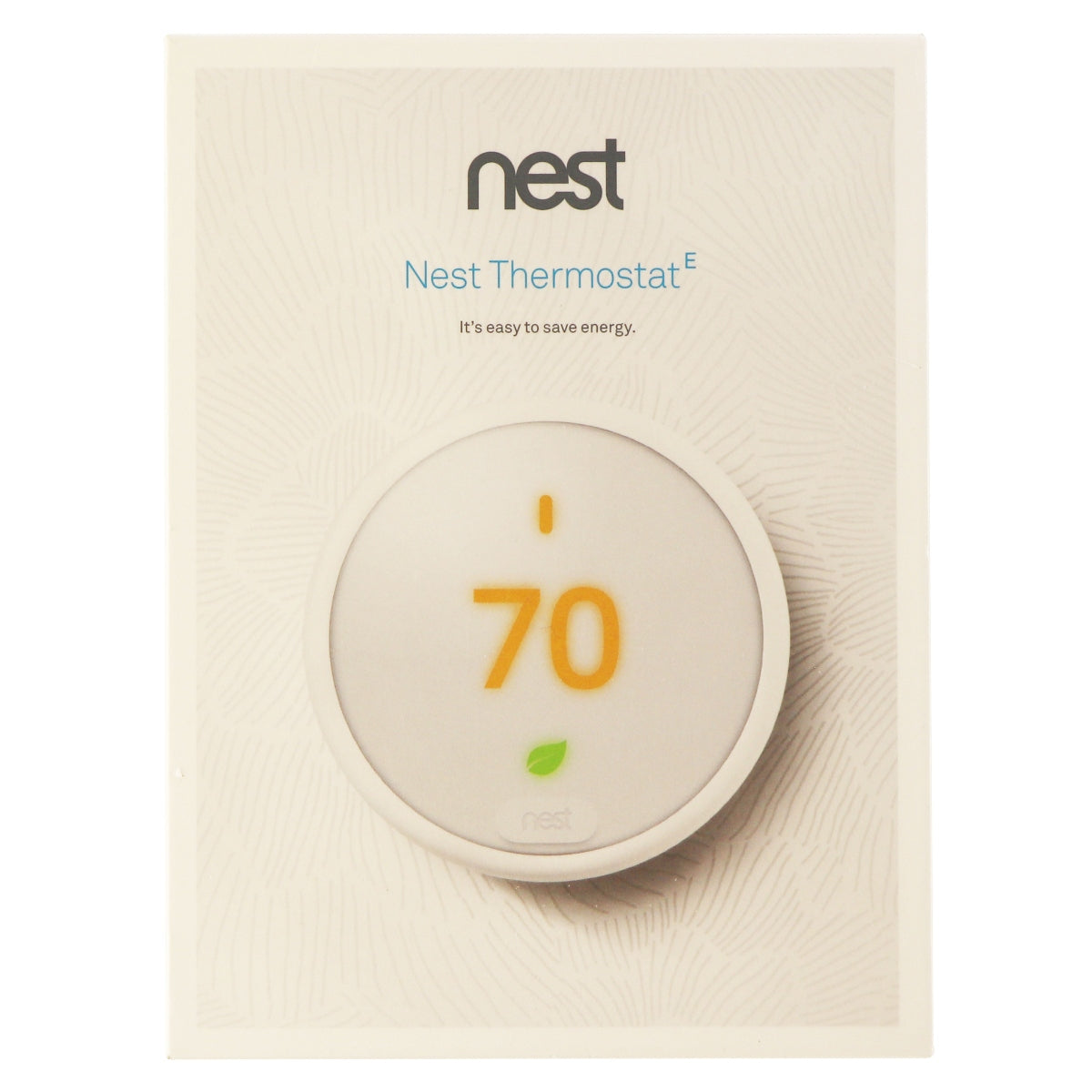 Nest Thermostat E Series Programmable Home Wi-Fi Thermostat T4000ES White Heating, Cooling & Air - Programmable Thermostats Nest - Simple Cell Bulk Wholesale Pricing - USA Seller