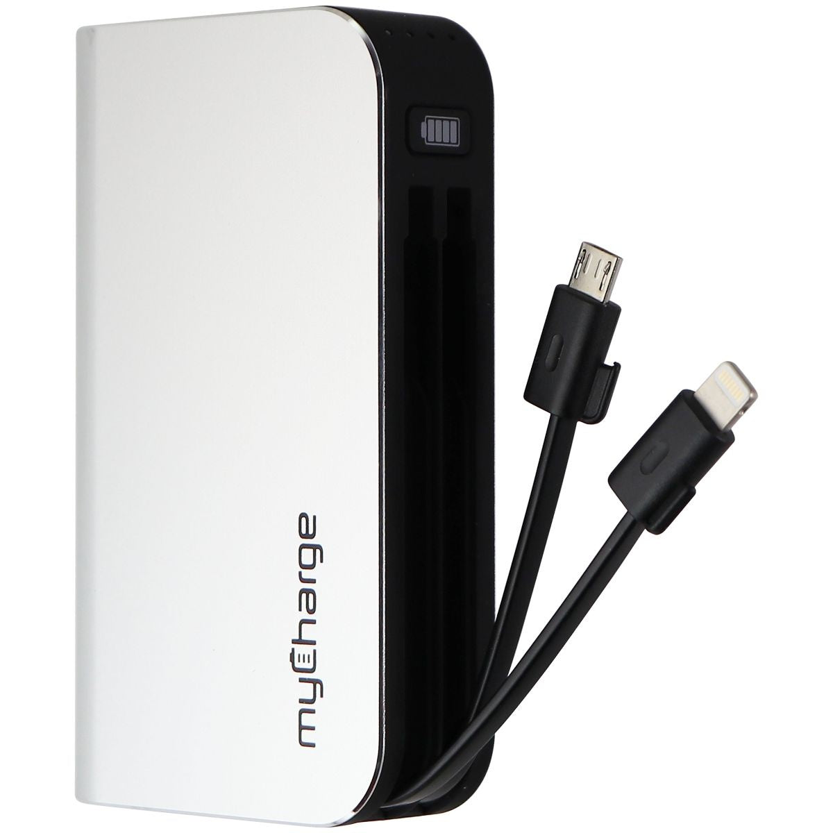 myCharge HubPlus 6,700mAh Portable Charger with 8-Pin and Micro-USB - Silver Cell Phone - Chargers & Cradles myCharge - Simple Cell Bulk Wholesale Pricing - USA Seller