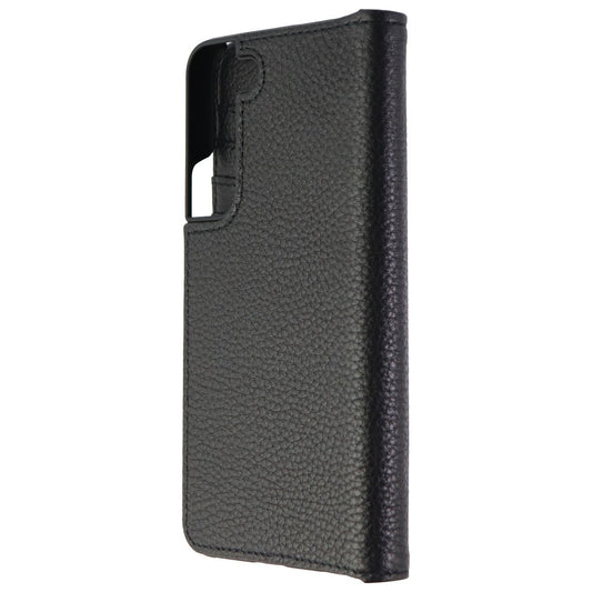 Case-Mate Genuine Leather Wallet Folio Case for Samsung Galaxy S22 - Black Cell Phone - Cases, Covers & Skins Case-Mate - Simple Cell Bulk Wholesale Pricing - USA Seller