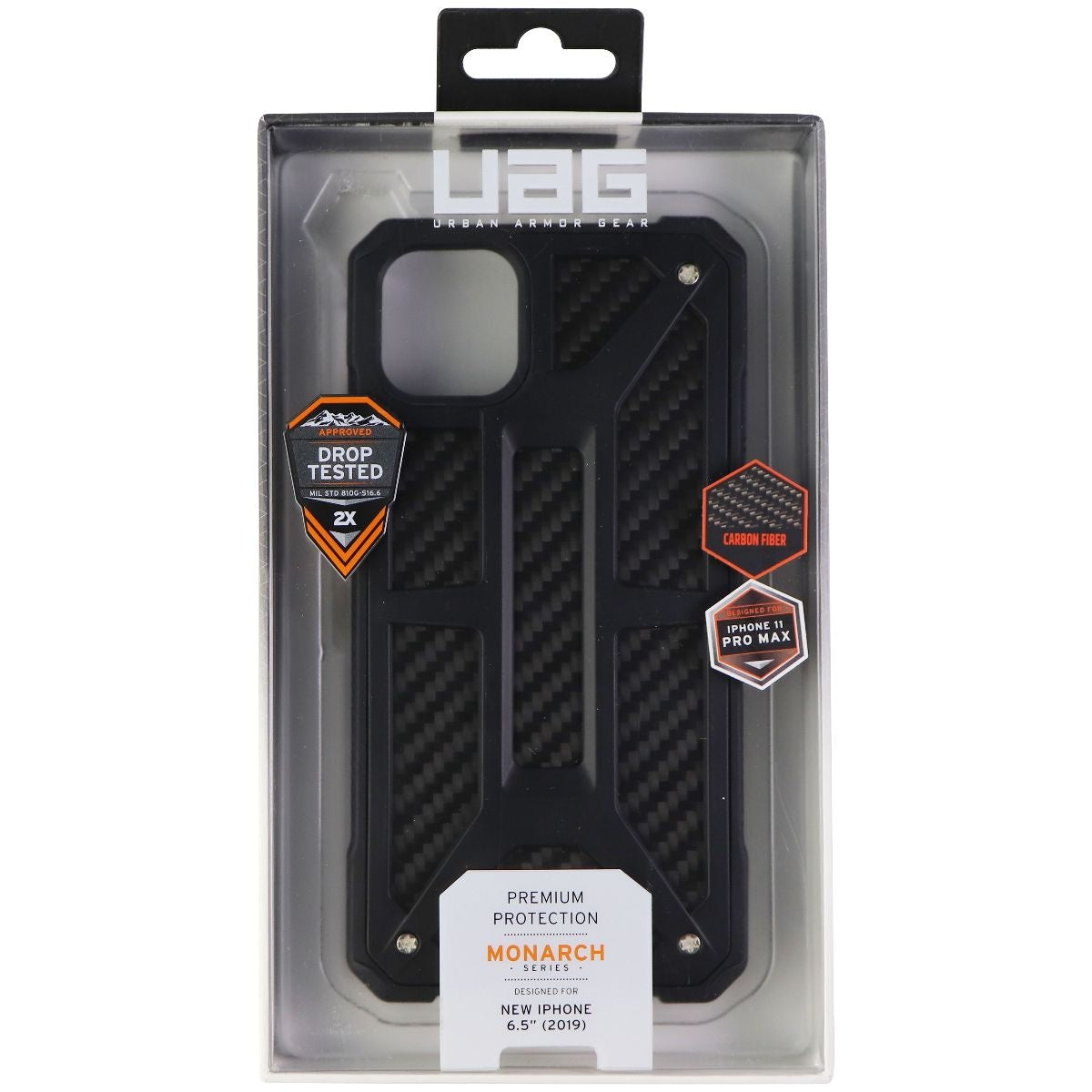 Urban Armor Gear Monarch Series Case for Apple iPhone 11 Pro Max - Carbon Fiber Cell Phone - Cases, Covers & Skins Urban Armor Gear - Simple Cell Bulk Wholesale Pricing - USA Seller