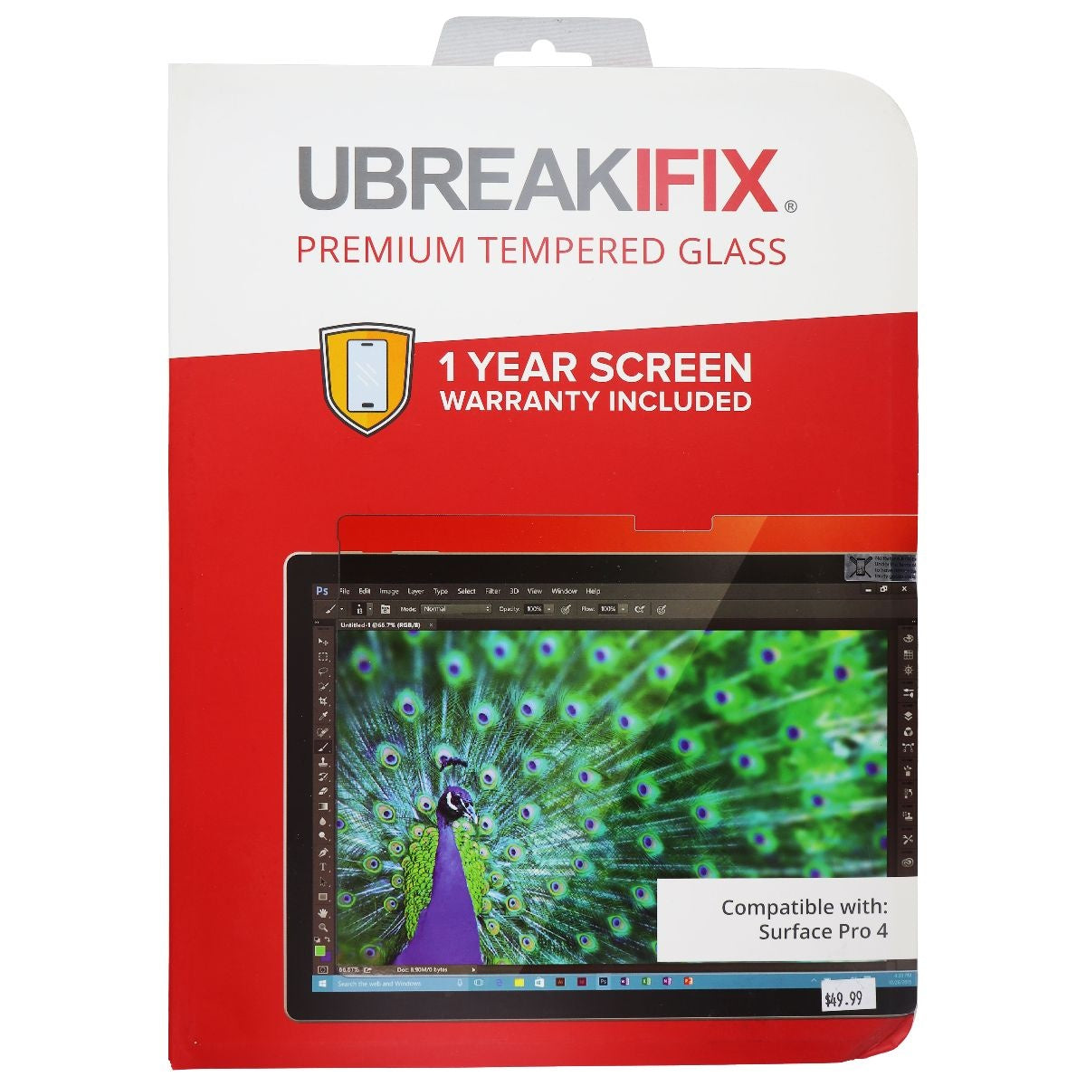 UBREAKIFIX Premium Tempered Glass for Microsoft Surface Pro 4 - Clear iPad/Tablet Accessories - Screen Protectors UBREAKIFIX    - Simple Cell Bulk Wholesale Pricing - USA Seller