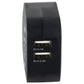 Key 3.4A Dual Output USB Wall Charger - Black (PWUU30059USK) Cell Phone - Chargers & Cradles Key - Simple Cell Bulk Wholesale Pricing - USA Seller