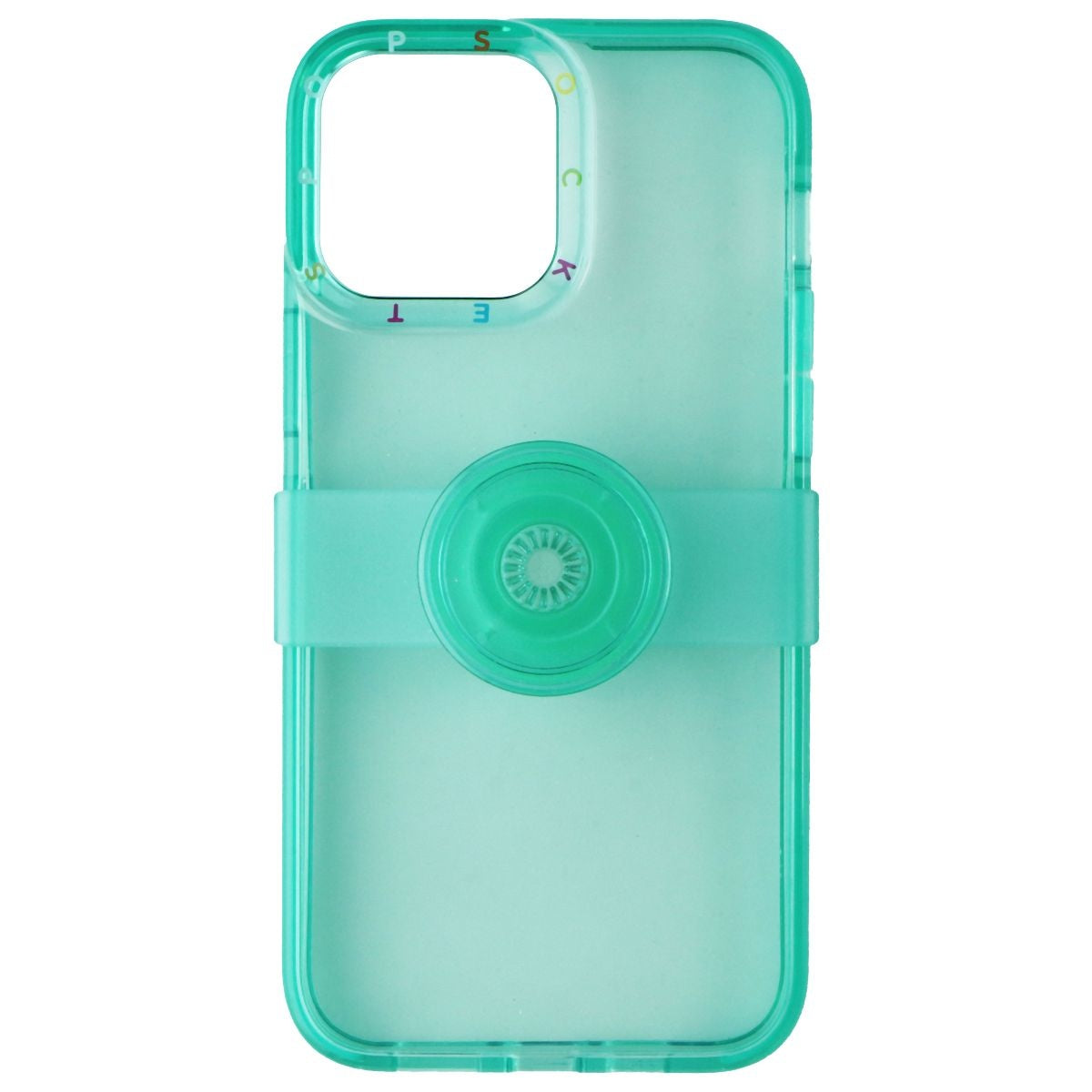 PopSockets Pop Case with Grip & Slide for iPhone 13 Pro Max - Clear Spearmint Cell Phone - Cases, Covers & Skins PopSockets - Simple Cell Bulk Wholesale Pricing - USA Seller
