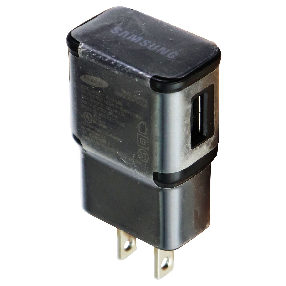 Samsung (5V/2A) Single USB Wall Charger Travel Adapter - Black (EP-TA12JBE) Cell Phone - Chargers & Cradles Samsung - Simple Cell Bulk Wholesale Pricing - USA Seller
